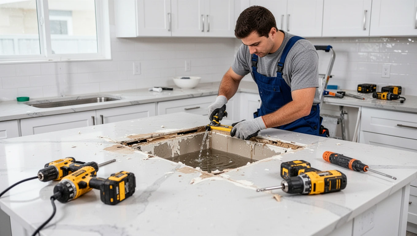 Kitchen Water Damage Repair
