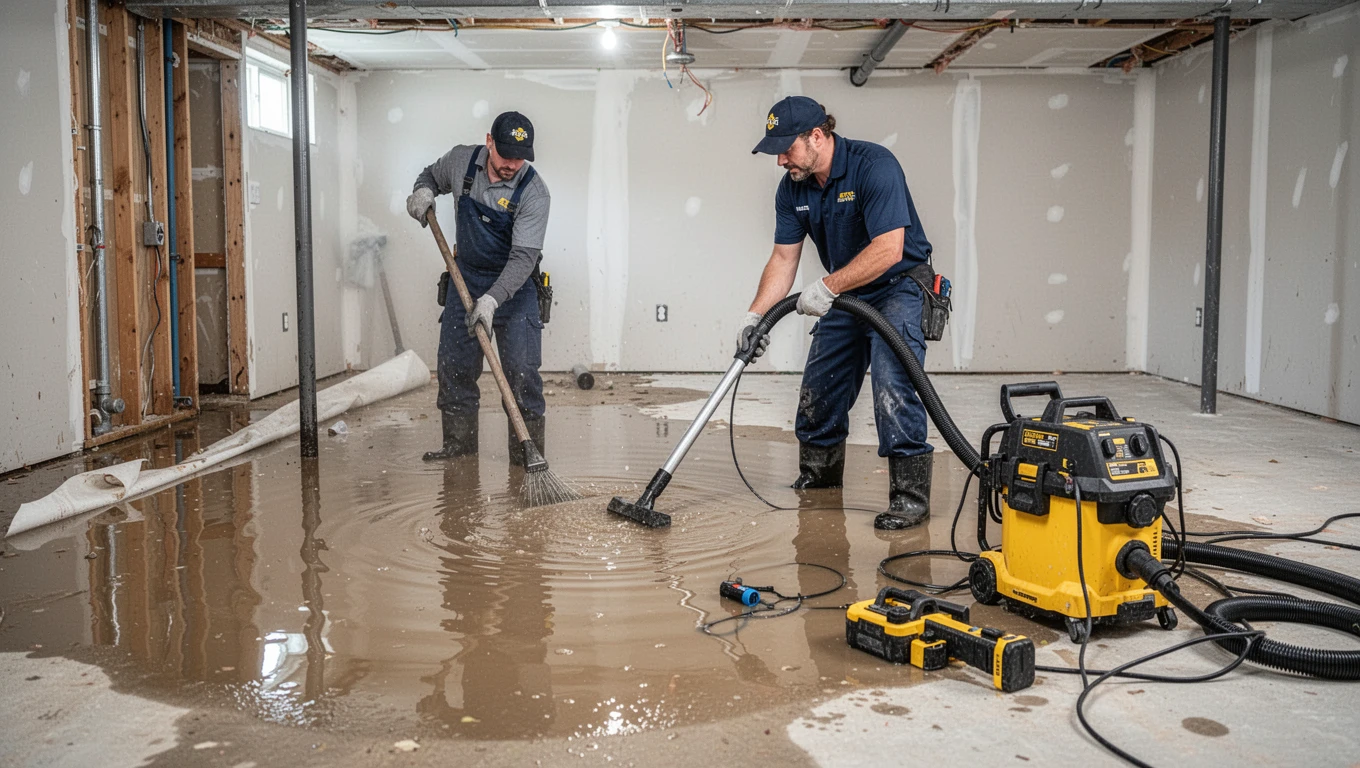 Flooded Basement Cleanup